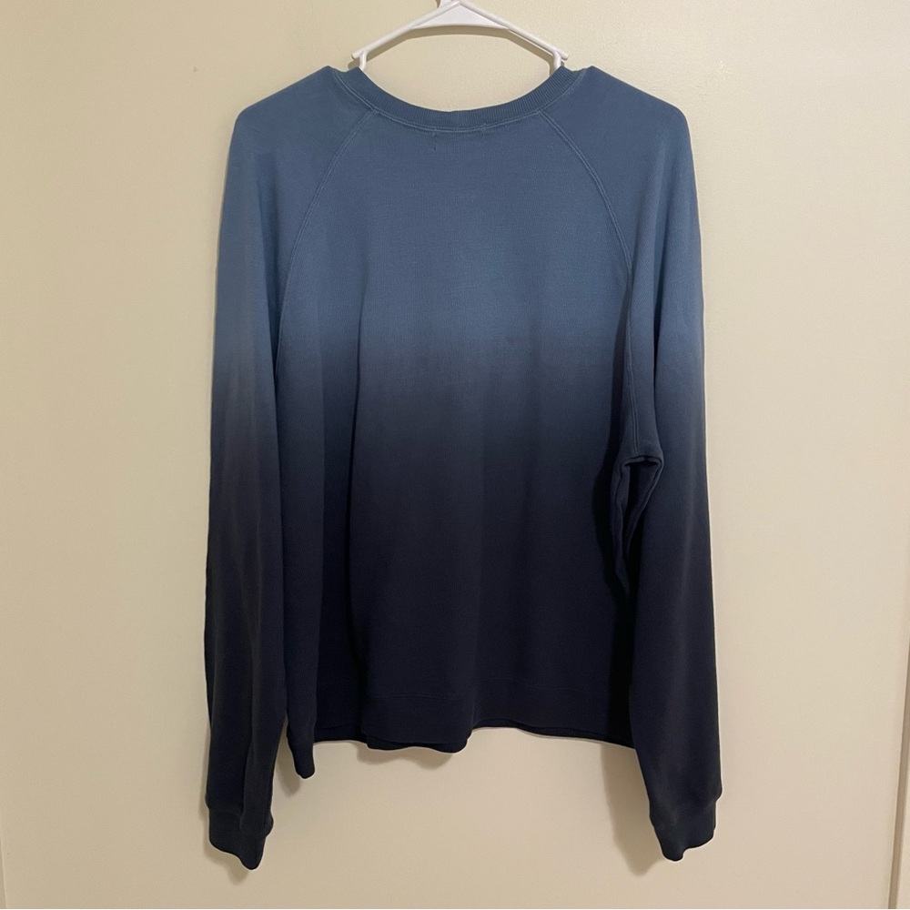 NWT Monrow Ombré Raglan Sweatshirt Sz XL - Picture 9 of 10
